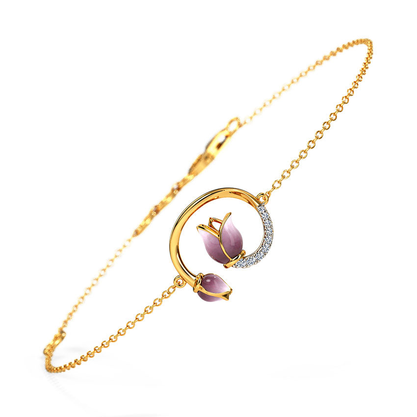 Dianella Tulip Diamond Bracelet