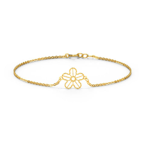Jazzy Blossom Gold Bracelet