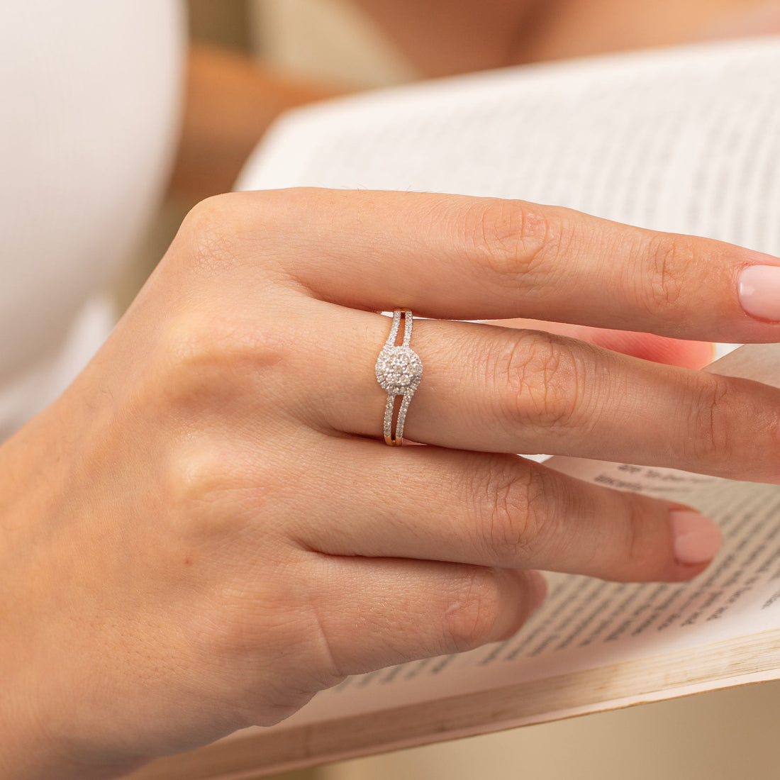 Ally Cluster Diamond Ring