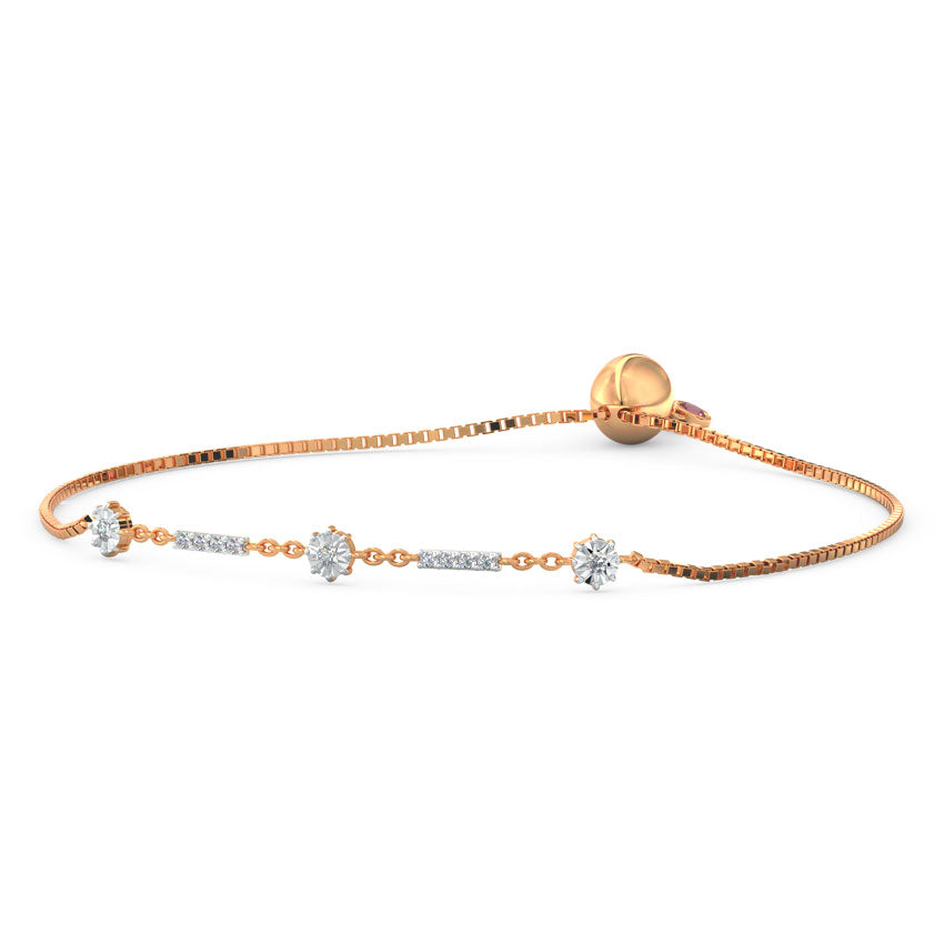 Orb Miracle Plate Diamond Adjustable Bracelet