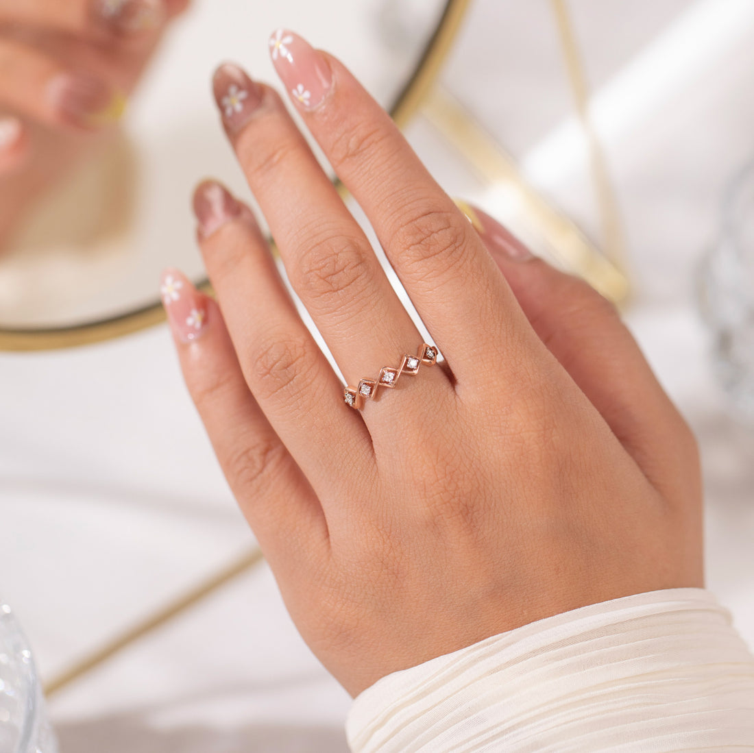 Chloe Quad Diamond Band