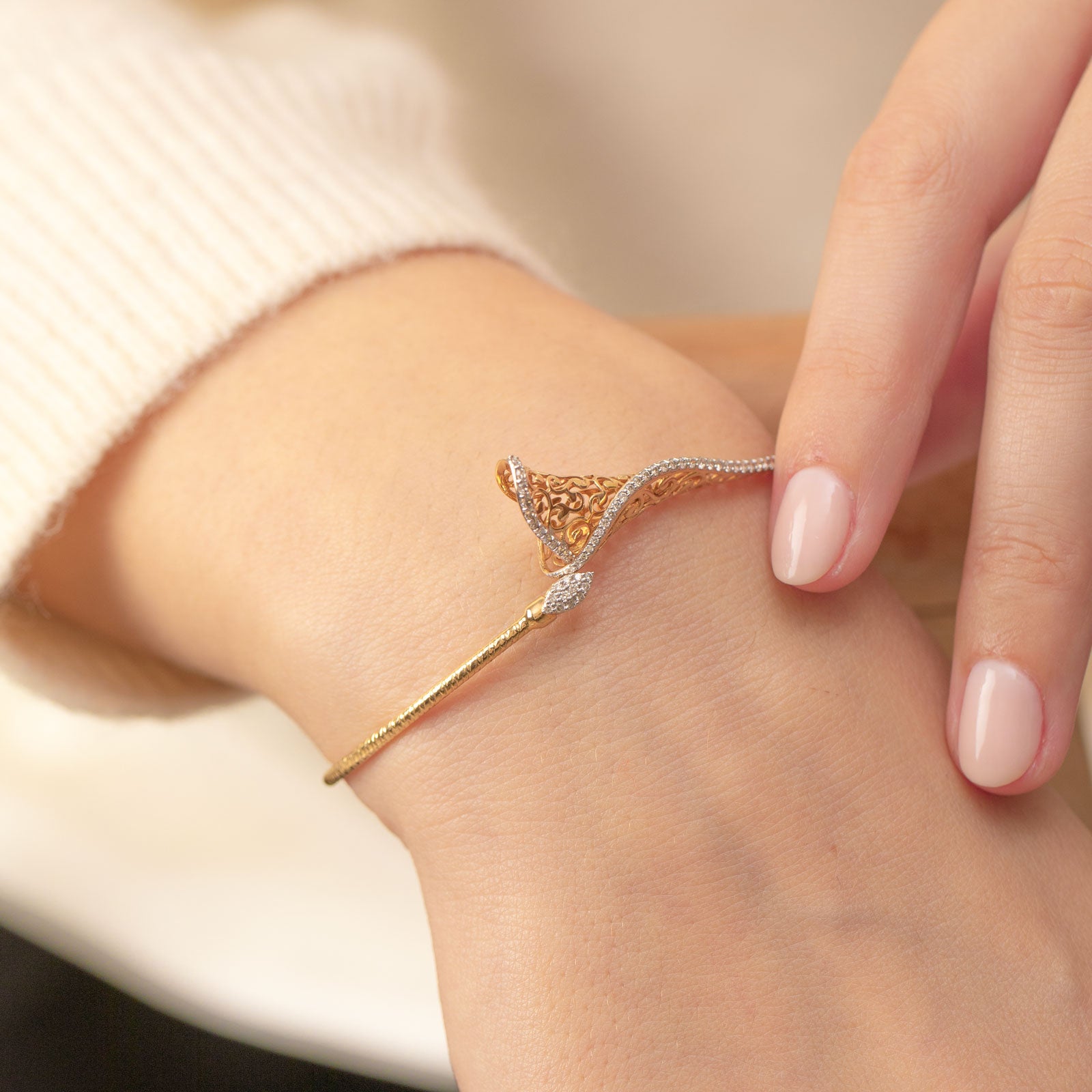 Rosine Ornate Diamond Bracelet