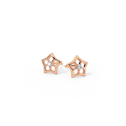 Full Bloom Diamond Stud Earrings