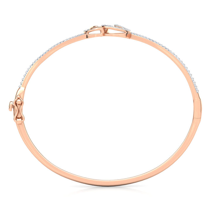 Sparkling Scroll Diamond Bracelet