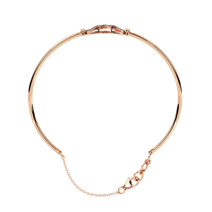 Frosty Finesse Diamond Tube Bracelet