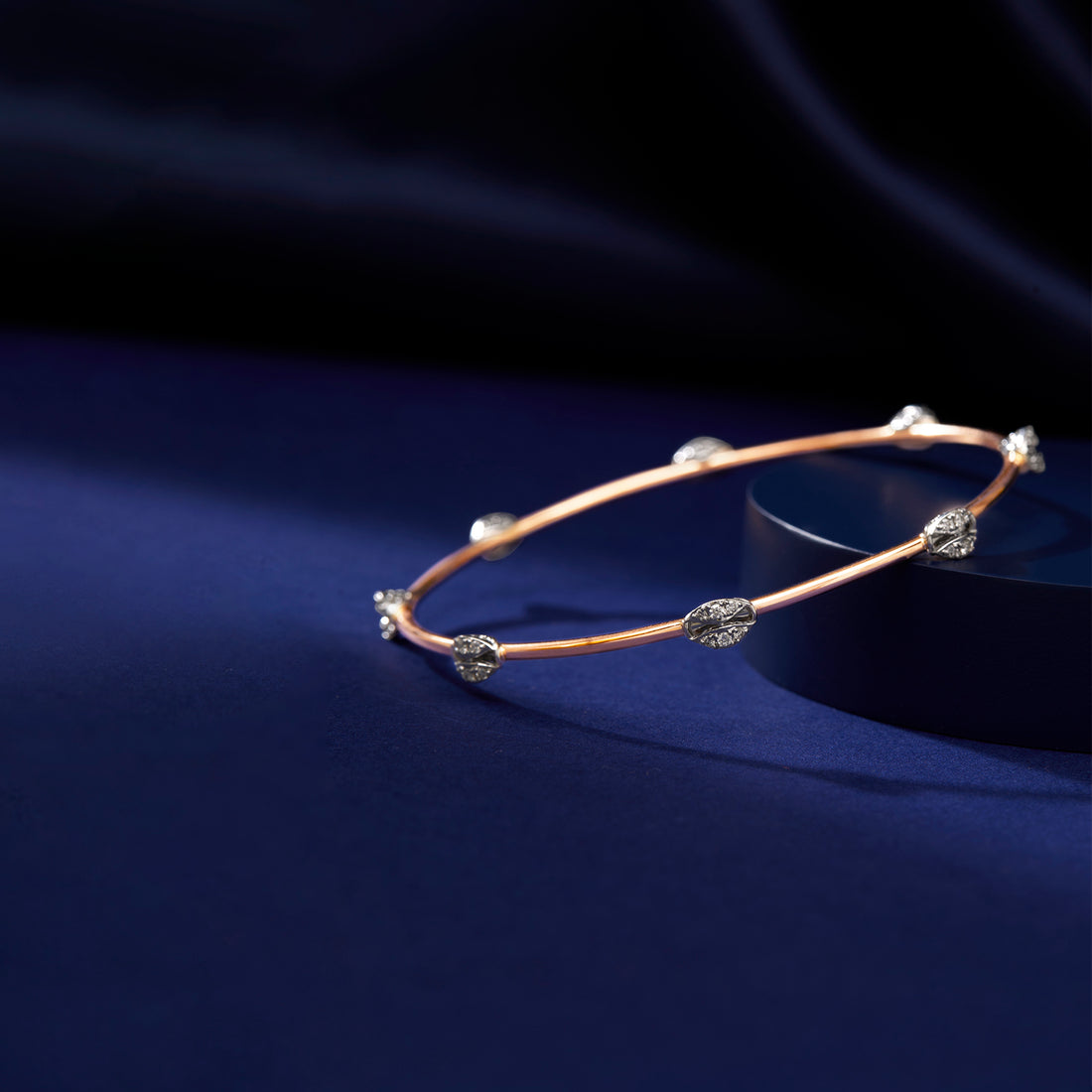Glamorous Ornate Diamond Bangle
