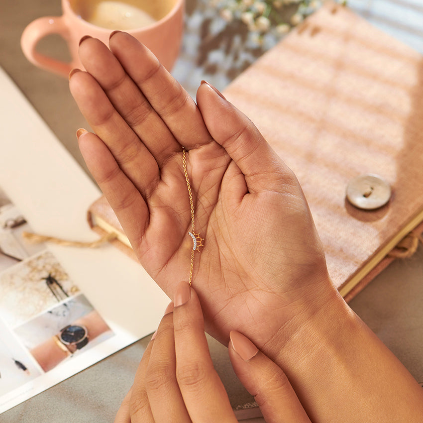 Amra Crown Kids' Diamond Bracelet