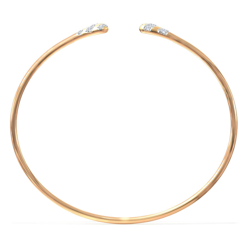 Elizabeth Swirl Diamond Bracelet