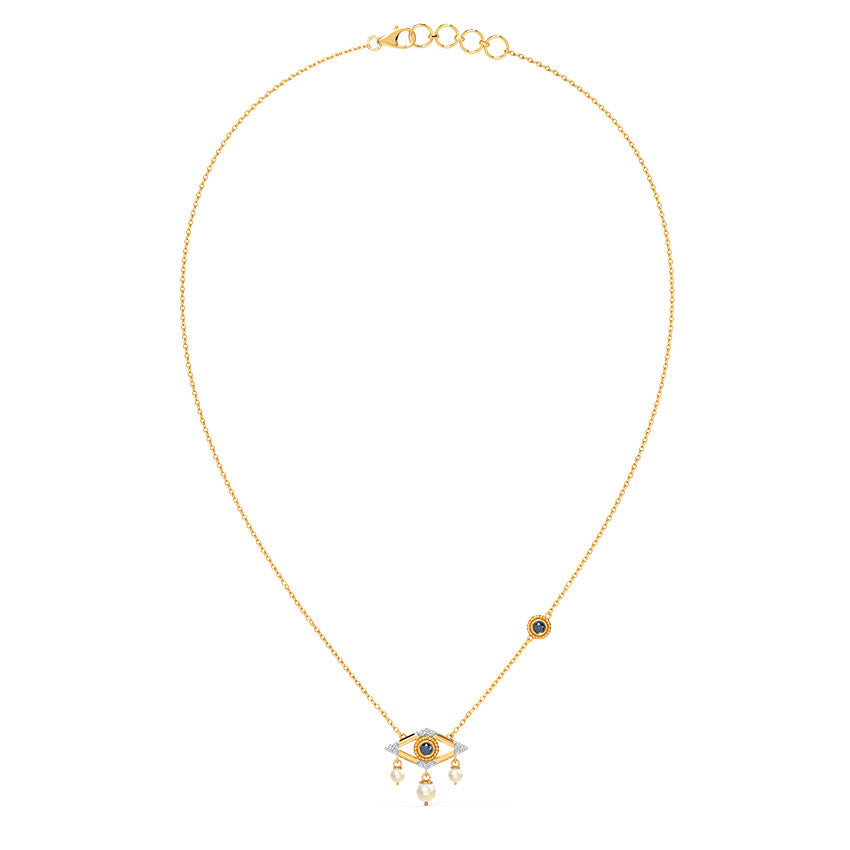 Desire Evil Eye Pearl Necklace
