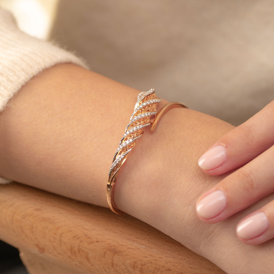 Cacti Fractal Diamond Bracelet