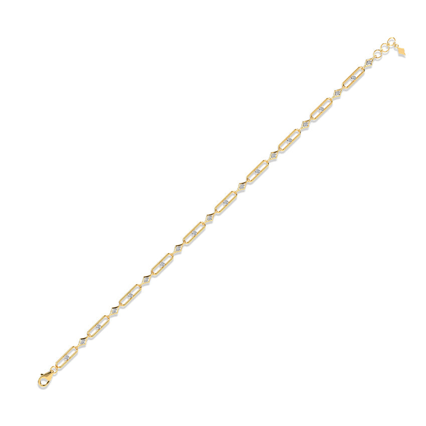 Glint & Glow Diamond Chain Bracelet