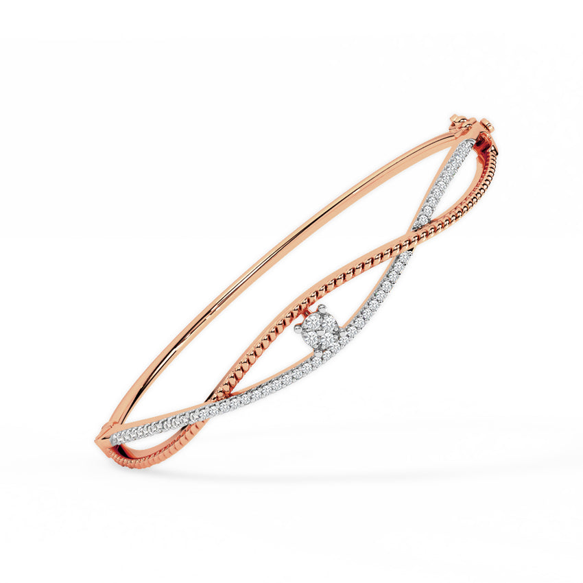 Swirling Stardust Diamond Bracelet