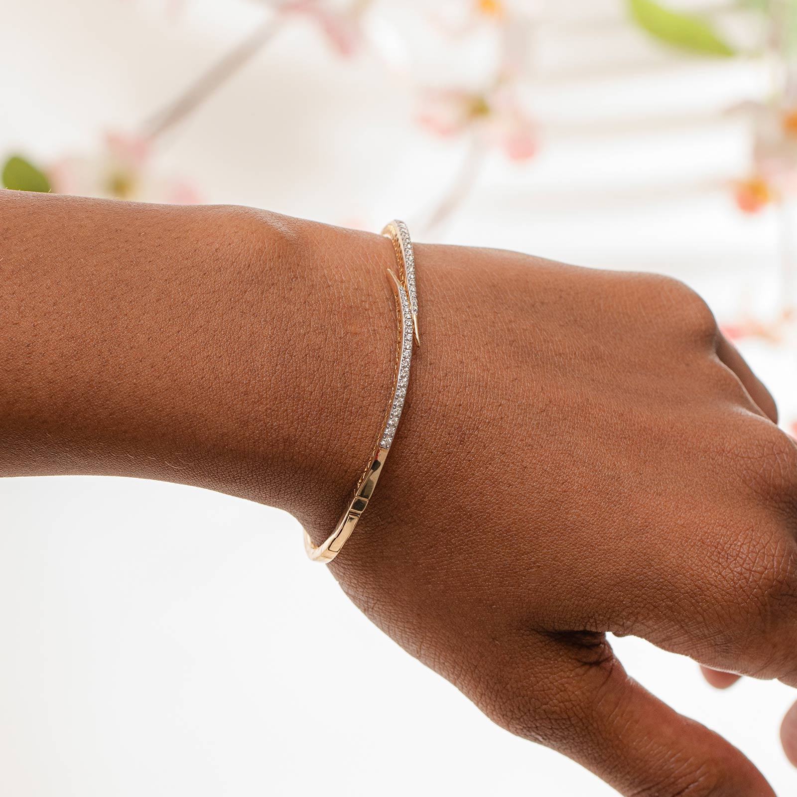 Serenity Diamond Oval Bracelet