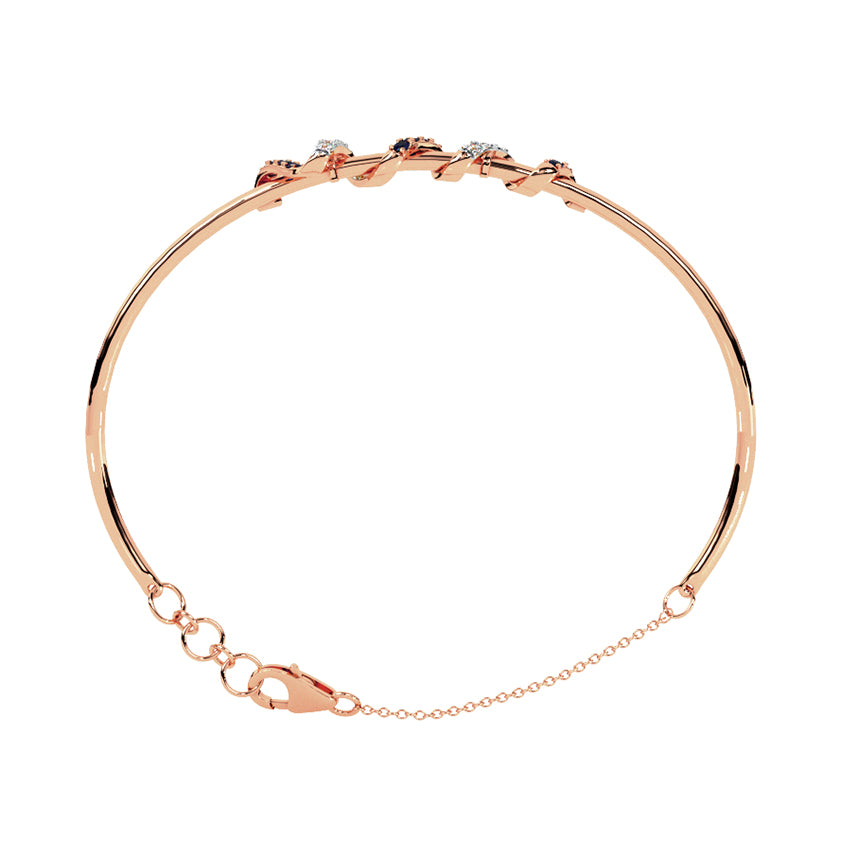 Opulent Aura Diamond Tube Bracelet