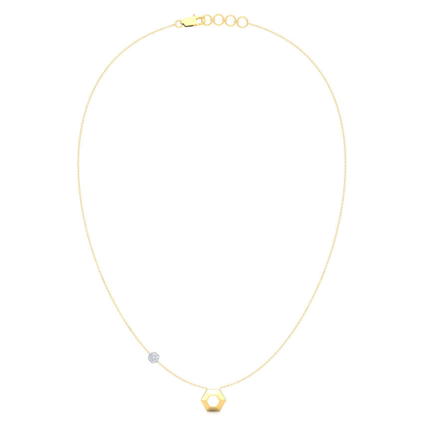 Anya Hex Diamond Necklace