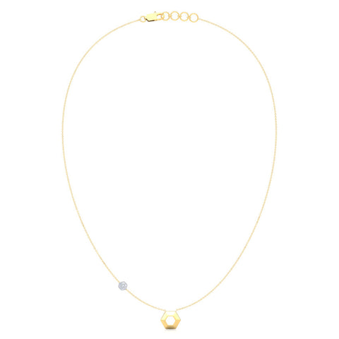 Anya Hex Diamond Necklace
