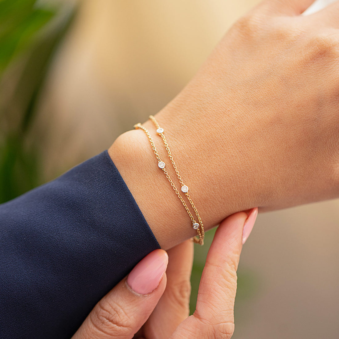 Lilla Sparkle Spot Diamond Bracelet