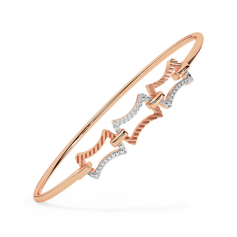 Aria Diamond Tube Bracelet
