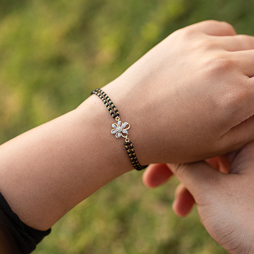 Devanshi Diamond Mangalsutra Bracelet