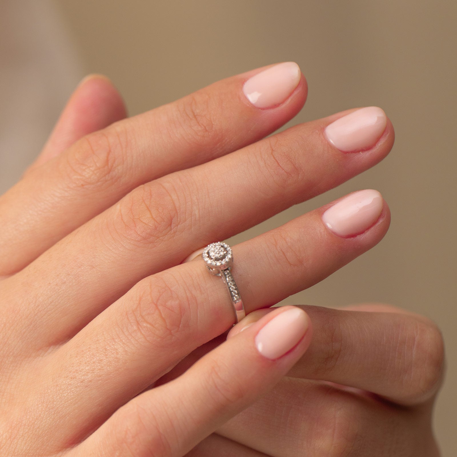 Isabella Halo Diamond Ring
