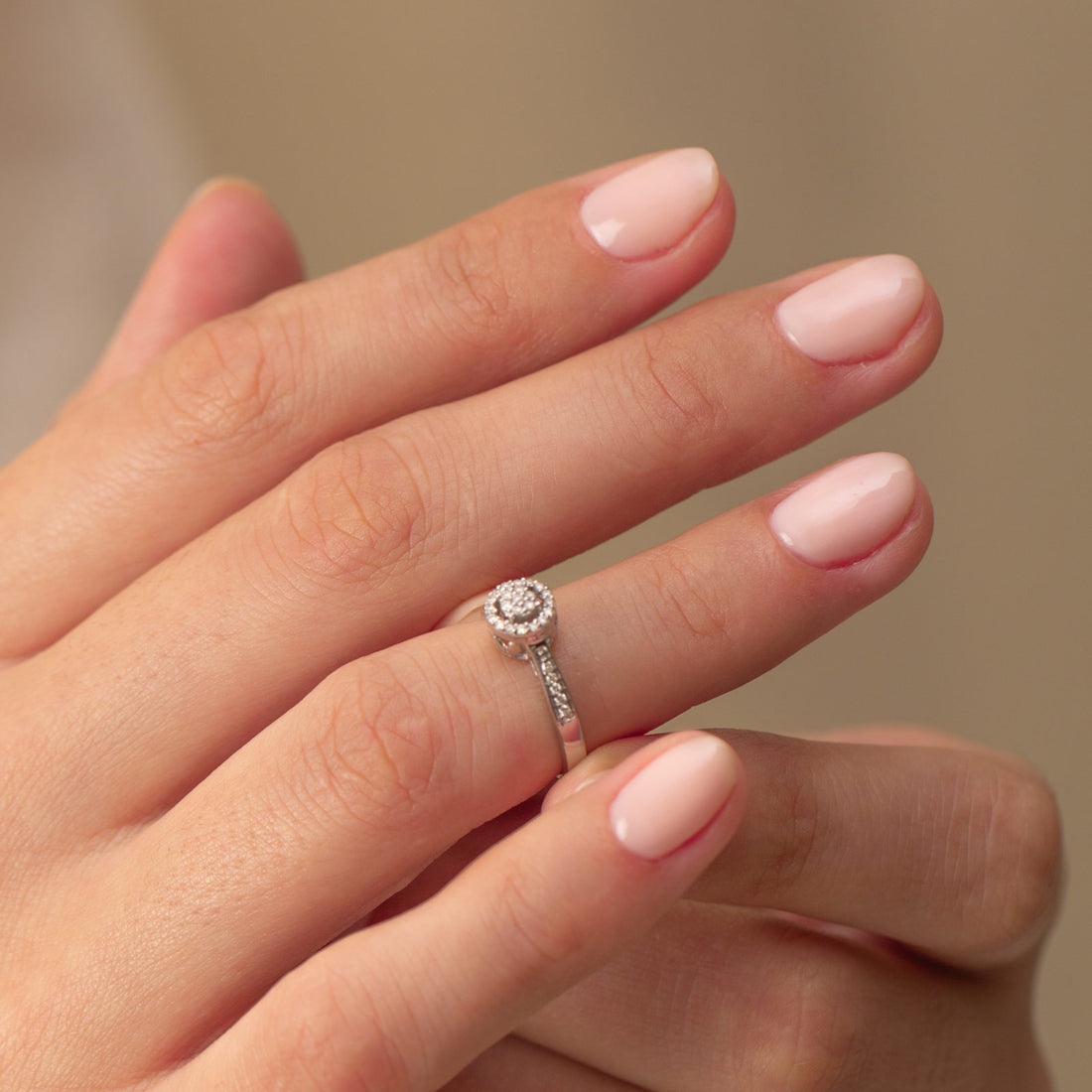Isabella Halo Diamond Ring