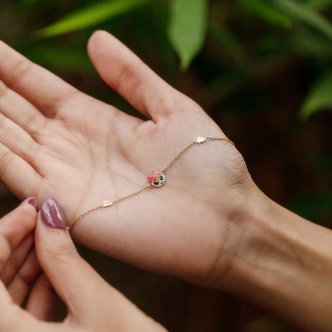 Pretty Blossom Kids' Gold Bracelet