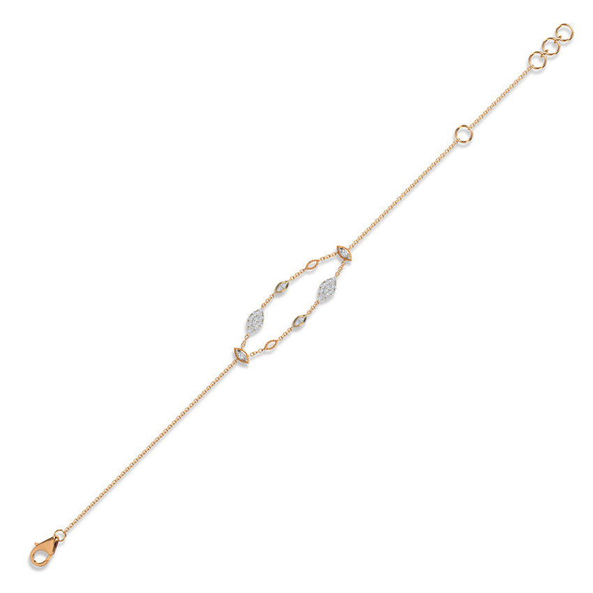 Charming Canopy Diamond Chain Bracelet