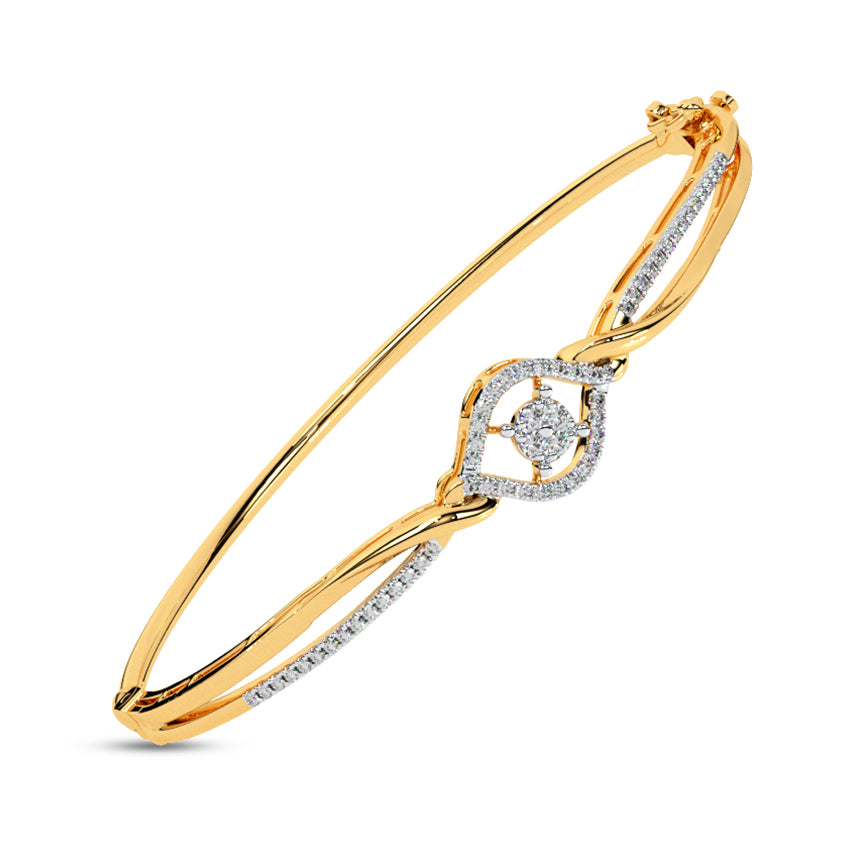 Gleaming Curve Diamond Bracelet