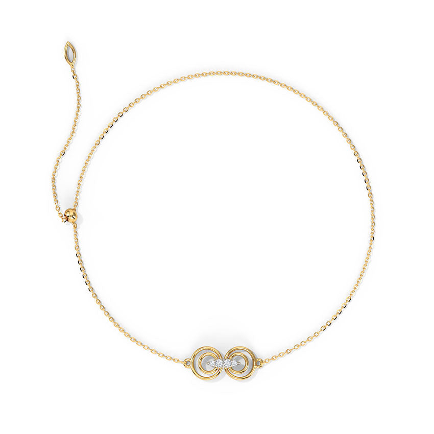 Alluring Adjustable Diamond Bracelet