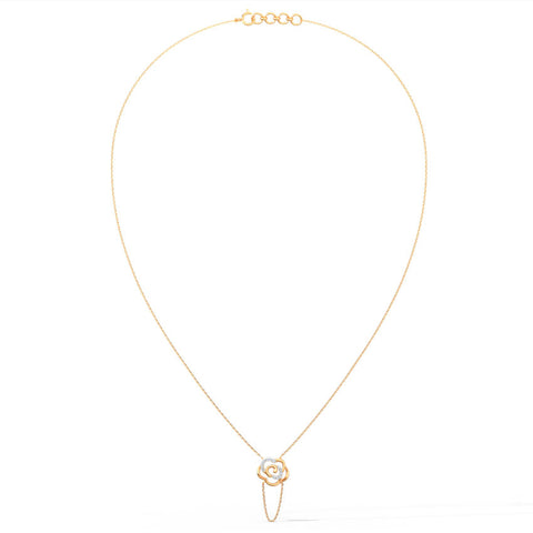Floret Sway Diamond Necklace