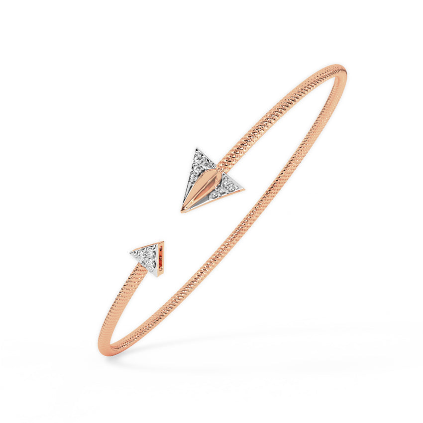 Eva Diamond Tube Bracelet