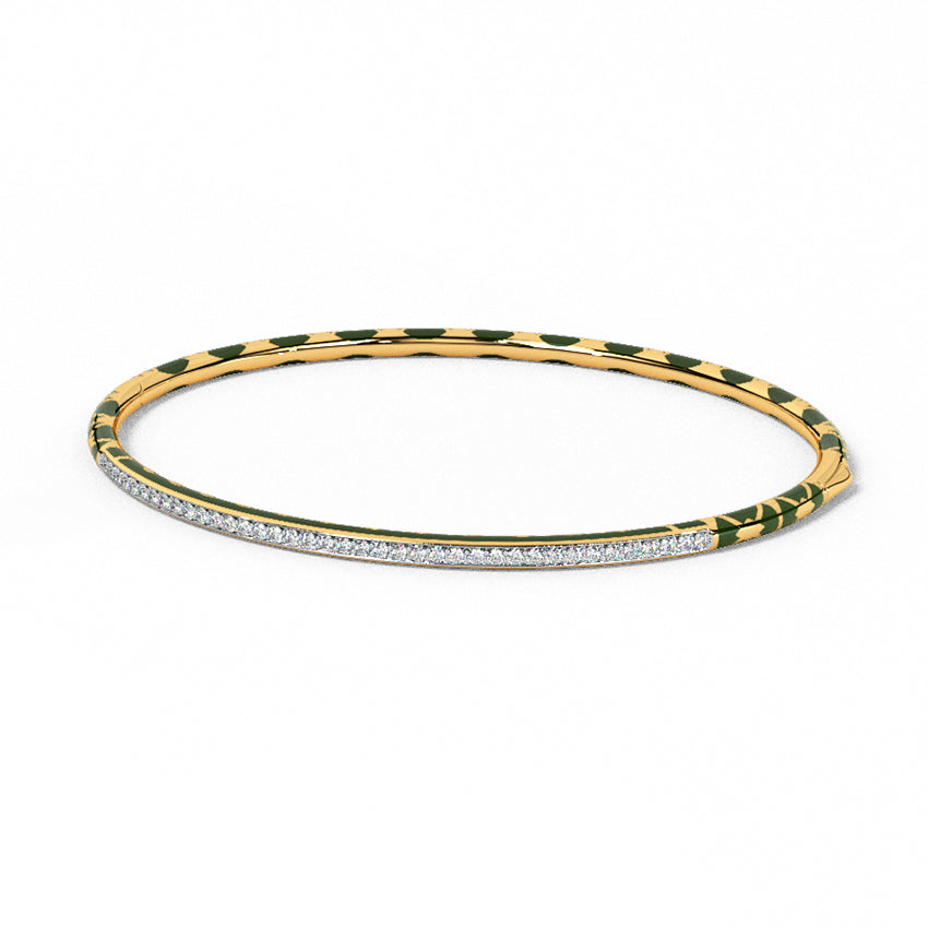 Elegance Enclosed Diamond Bangle