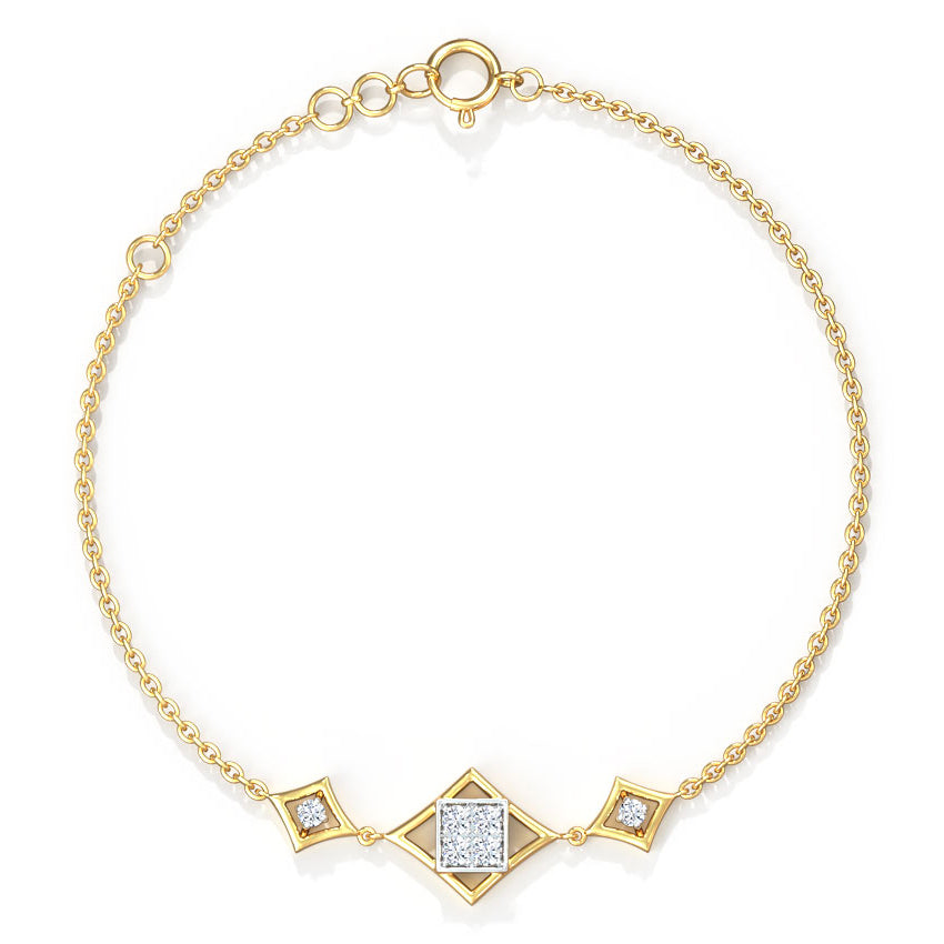 Trio Quad Diamond Bracelet