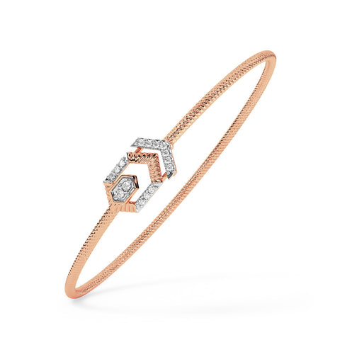 Chole Diamond Tube Bracelet