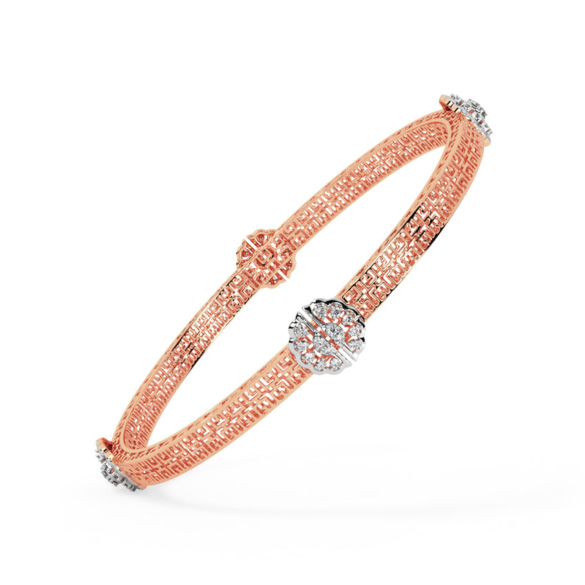 Stardust Mesh Diamond Bangle