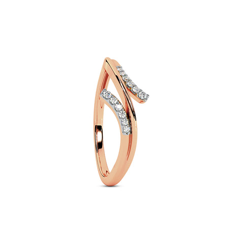 Classic Treble Diamond Ring