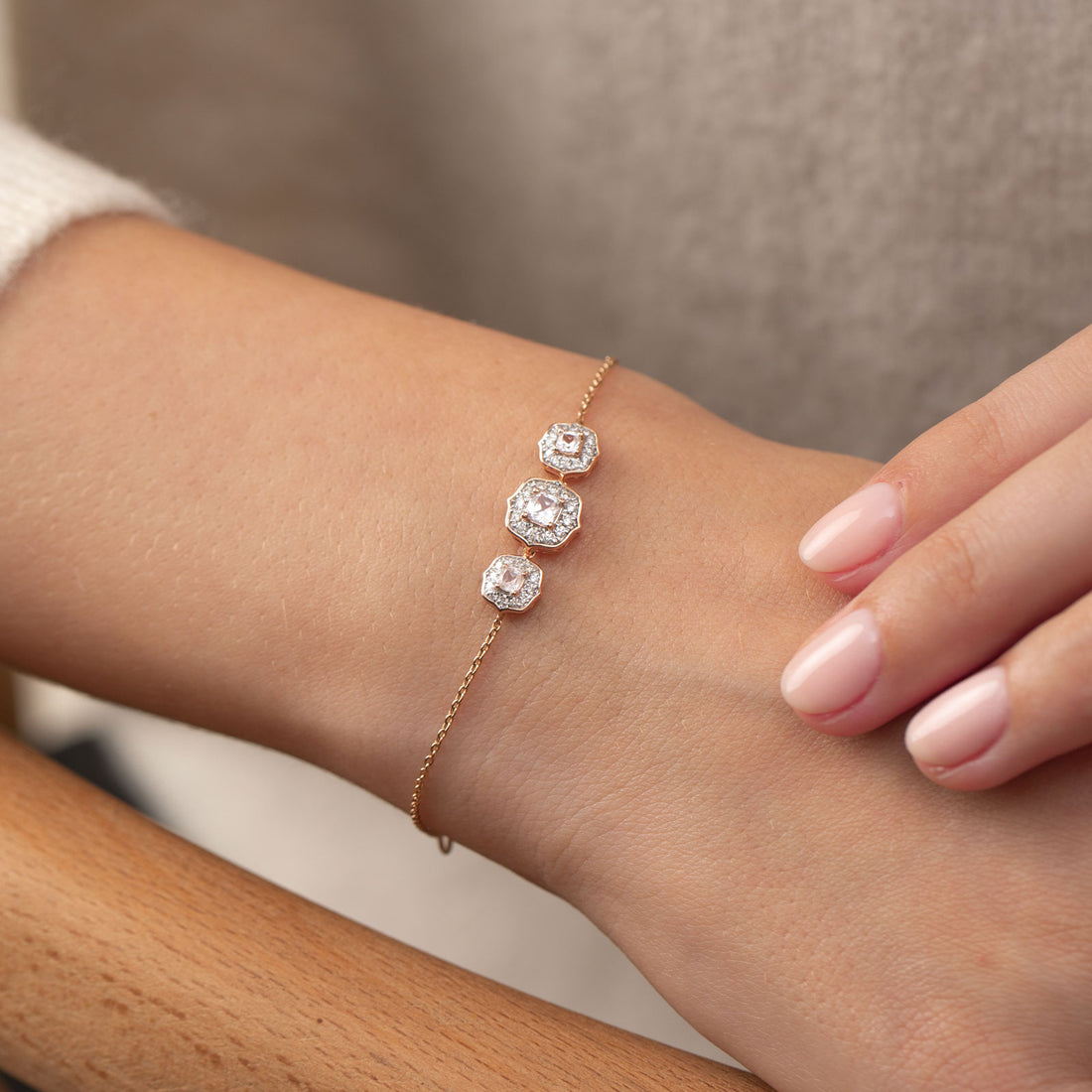 Aarja Diamond Chain Bracelet