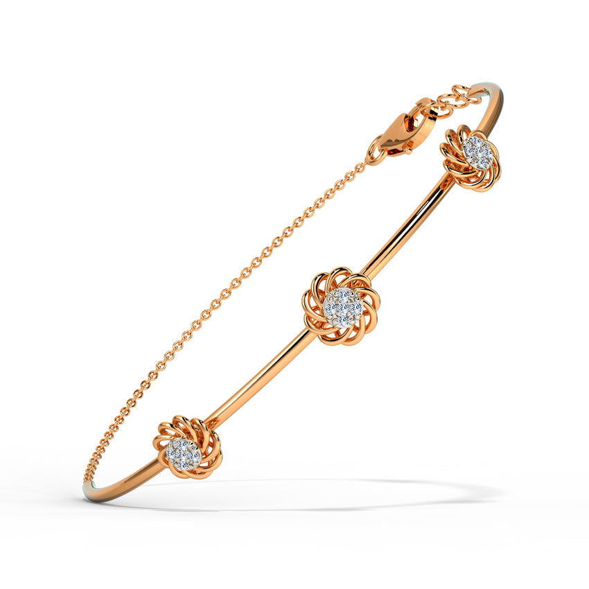Petite Interlaced Diamond Bracelet