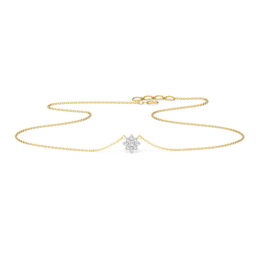 Allure Cluster Diamond Necklace