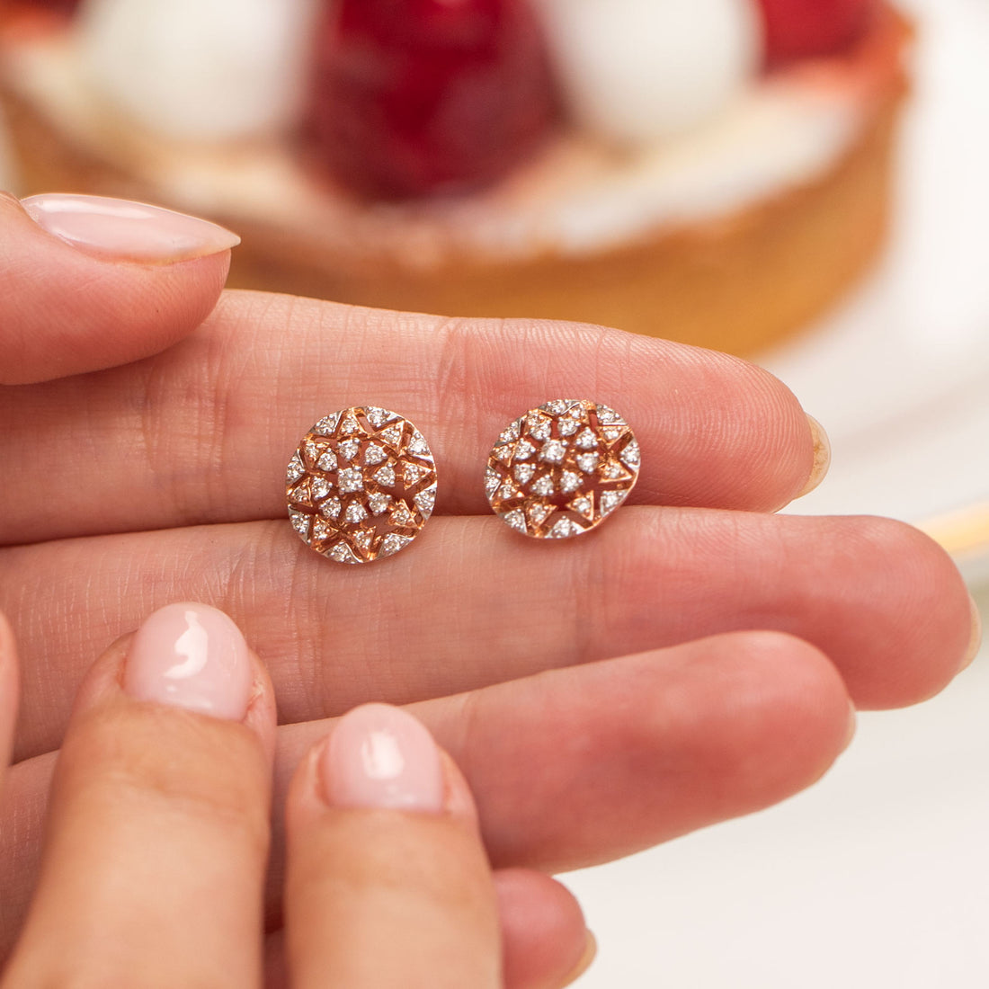 Maia Diamond Stud Earrings