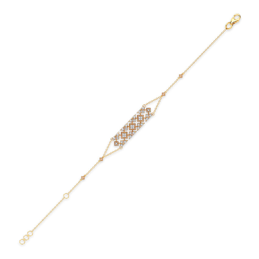 Sunset Splendor Diamond Chain Bracelet