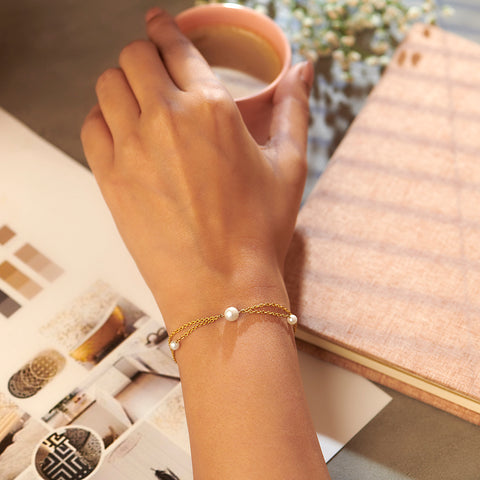 Pearl Station Bracelet