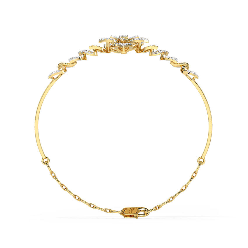 Dazzling Lily Diamond Bracelet