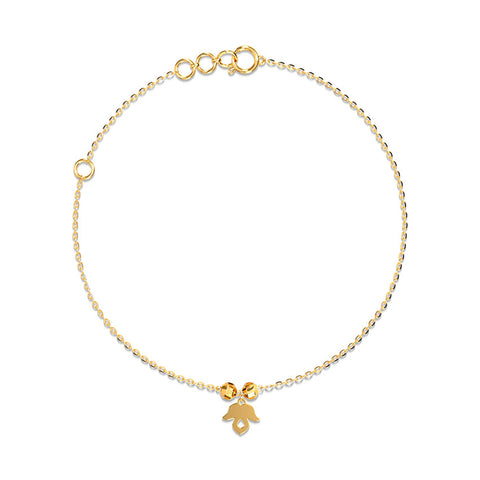 Tulip Trail Gold Chain Bracelet
