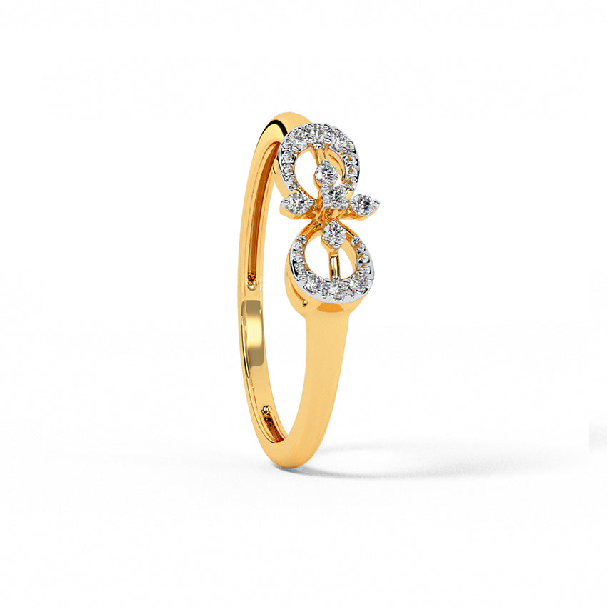 Elegant Floret Diamond Ring
