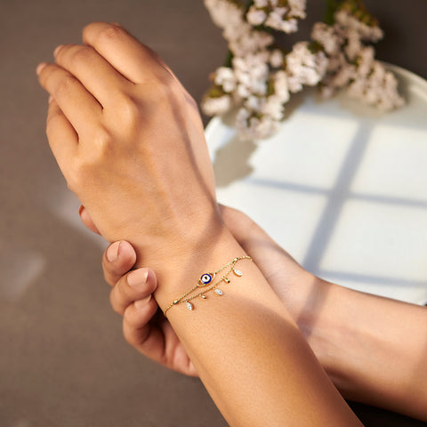 Divine Evil Eye Diamond Bracelet