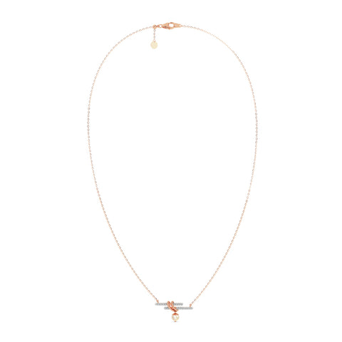 Serene Line Gemstone Necklace