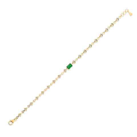 Shear Strikes Gemstone Chain Bracelet