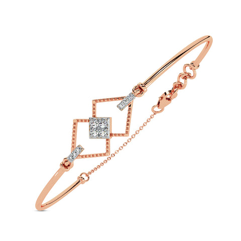 Layla Diamond Tube Bracelet