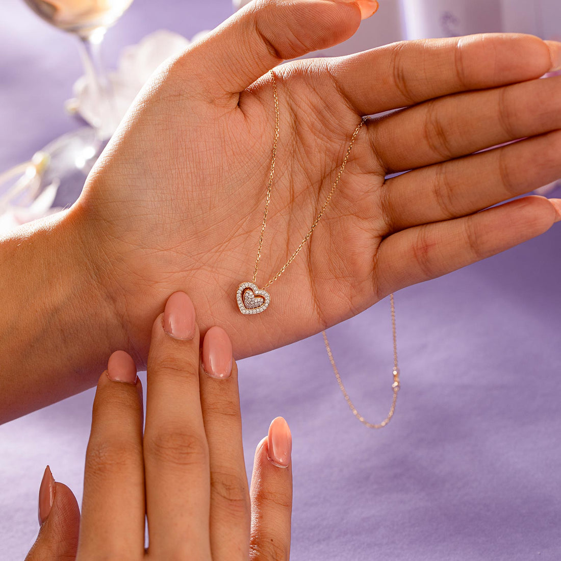 Tyra Heart Necklace